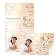 8 First Communion Girl Invitations: Quad-Fold, Pre-Packaged, Envelopes Included, Made in Italy!