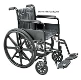 `Wheelchair Econ Rem Desk Arms 16 w/Elevating Legrests Removable desk arms * 16 Elevating legrest