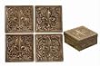 Manual Woodworkers and Weavers Biltmore House Collection Fleur De Lis Mini Plates - Set of 4