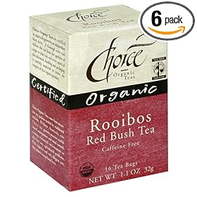 Choice Organic Rooibos, 16-Count Box (Pack of 6)