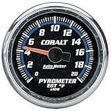 Auto Meter 6145 Cobalt Full Sweep Electric Pyrometer Gauge