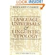 Language Universals and Linguistic Typology: Syntax and Morphology