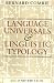Book Language Universals and Linguistic Typology: Syntax and Morphology