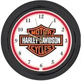 New Harley Davidson Motorcycles Pub Wall Bar Neon Clock