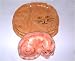 Tabby cat dish with sleeping tabby soap