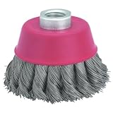 Buy 3 Twisted Steel Wire Cup Brush 5 8-11 NPT arbor