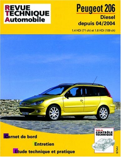 Cover image : Rta 694.1 Peugeot 206 Diesel 1.4 Hdi 1.6 Hdi 04/2004
