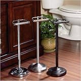 Elizabethan Polished Chrome Pedestal Bath Tissue Holder