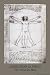 Leonardo Da Vinci (Vitruvian Man) Art Poster Print - 24 X 36
