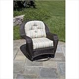 IMAGE OF Amelia Cushion Set for Deep Seating Swivel Glider Lounge Chair Fabric: Gavin Mist
