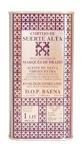 Cortijo de Suerte Alta Picual- Award Winning, NOP Organic Certified, Cold Pressed EVOO Extra Virgin Olive Oil, 2012-2013 Harvest, 33-Ounce Tin