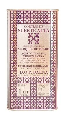 Cortijo de Suerte Alta Picual- Award Winning, NOP Organic Certified, Cold Pressed EVOO Extra Virgin Olive Oil, 2012-2013 Harvest, 33-Ounce Tin