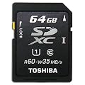 Toshiba 64 GB SDXC Premiugate Ultra HighSpeed UHS, UHS-104, Class 10, SD eXtended Capacity, eXtra