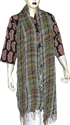 Wool Scarves for Women Clothes Accessories Woolen India Wear 12 x 70 inches (psrf129)
