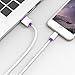 Walnut Lightning to USB Cable 4ft / 1.2m with Ultra-Compact Connector Head for iPhone 6 6Plus 5s, iPad Air mini2, iPad 4th gen, iPod touch 5th gen, and iPod nano 7th gen (Purple)