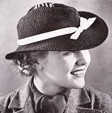 Western Brim Hat Vintage Crochet Pattern EBook Download