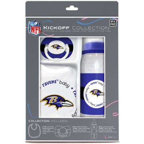 NFL  Baltimore Ravens Baby Gift Set