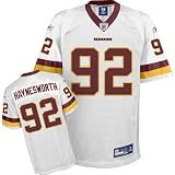 Albert Haynesworth White Reebok NFL Replica Washington Redskins Jersey - Small