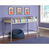 Dorel Home Products Silver Junior Loft Bunk