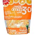 Coromega Omega3 Squeeze with Vitamin D3, Tropical Orange, 120 Count