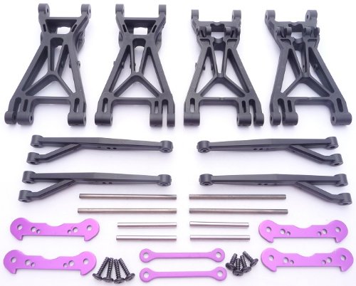 New HPI Savage X SS 4.6 SUSPENSION A-ARMS, HINGE PINS & MOUNTS (Flux