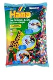 Eigenschaften Hama 201-67 / HAMA 201-67 Vollton / Kopfkarte - Perlen volltonfarben, 3000 Stück
