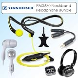 Sennheiser PMX680 Performance Neckband Headphone Bundle