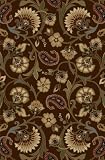 Universal Rugs 105328 Brown 8x10 Area Rug, 7-Feet 6-Inch by 9-Feet 10-Inch