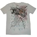 MIAMI INK PREMIUM "SERPENT & SKULL" Super Fine Woven Light Blue Licensed Tee