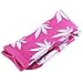 Paradise Kiss 5 Colors Marijuana Weed Leaf Cotton High Socks Men/women Ankle (pink)