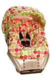 Hot Toddies Infant Car Seat Cover for Side Impact Protection Car Seats Avery Dot Pink