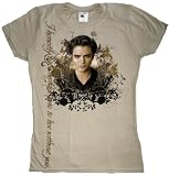 Twilight Saga New Moon Edward Without You Beige Juniors T-shirt