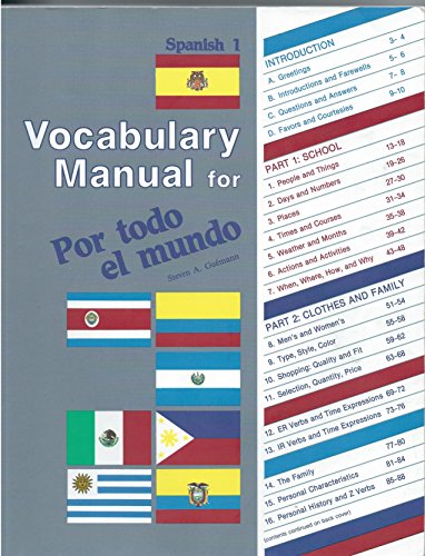 Por Todo el Mundo Spanish 1 B (Por Todo el Mundo, 1B)