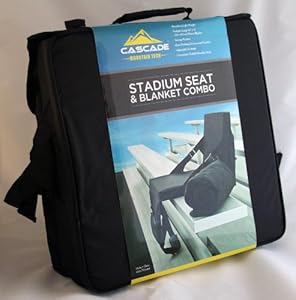 Cascade Mountain Tech Stadium Seat & Blanket Combo