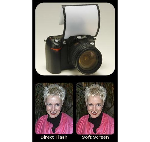 Lumiquest Soft Screen, a Diffusion Sheet for On-Camera Pop-up Flashes.