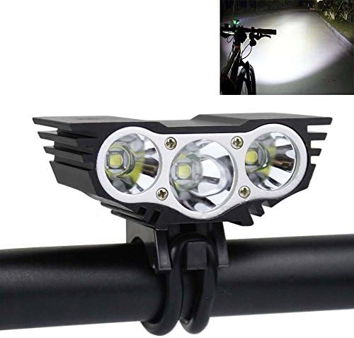 Ekusoft® T6 5000 Lumen CREE LED Bicycle Headlamp Night Riding Bike Light with 7200mAh Rechargeable Battery