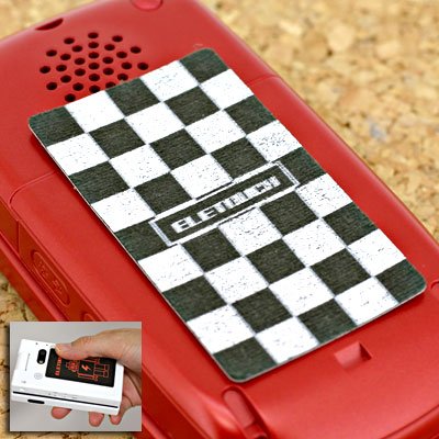 Cover image : 携帯に貼ってチョッと触って抹殺静電気★静電気除去シール♪エレタッチ(チェック)DD02069