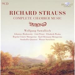 Richard Strauss : Int�grale de la Musique de Chambre