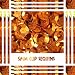 5mm CUP SEQUINS Orange Loose sequins for embroidery, applique, arts, crafts, and embellishment.
