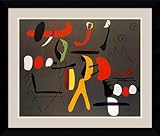IMAGE OF Peintre Collage Framed Art Print by Joan Miro, 31.37 in. x 26.87 in. Framed