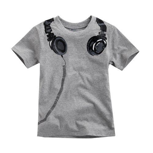 Vaenait Baby Boys 4T-7T Short Sleeve Tee T-Shirts Headphone