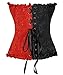 Joansam Women's Embroidered Montage Overbust Corsets