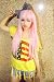 2013 New Fashionable Personality Long Straight Kanekalon Cosplay Pink As Real Human Hair Wig Wigs K0