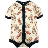 Illinois Fighting Illini Natural Newborn All Over Print French Creeper