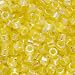 Miyuki Delica Seed Beads 11/0 Lt Yellow Lined Crystal AB DB053 8 Grams