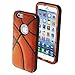 MYBAT iPhone 6 Verge Hybrid Protector Cover - Retail Packaging - Basketball Sports Collection/Black