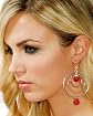 Triple Hoop Beaded Earring main image