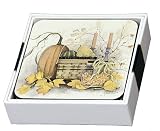 Cork Coasters - 6 Pack Designed By Pat Richter - Candycorn