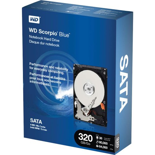 320 Gb Wd Scorpio 3 Gb/s