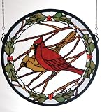 15 Round Cardinals & Holly Window Windows